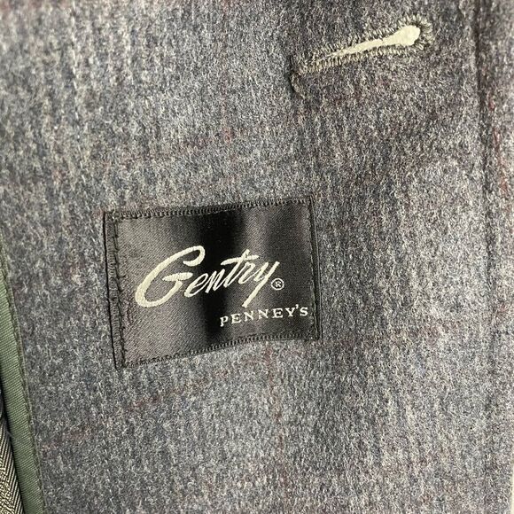 Vintage Gentry Penney’s Tailor Made Wool Trench Coat EUC - Picture 9 of 9